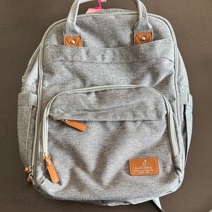 Babbleroo Diaper Bag Gray NWT